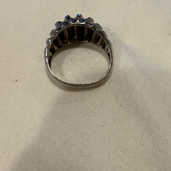 Silver Textured Ring - Picture 2 of 4
